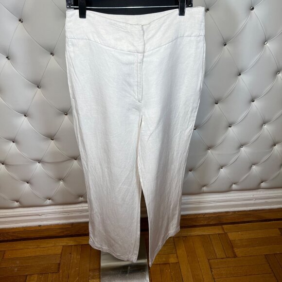H&M Linen Capri Pants size 14 - Picture 1 of 6